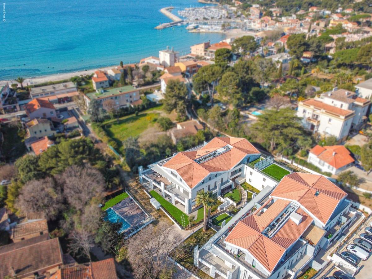 T3 Neuf - C13 - Jardin-Terrasse Et Piscine - Acces Direct Plages Et Centre Village Saint-Cyr-sur-Mer Εξωτερικό φωτογραφία