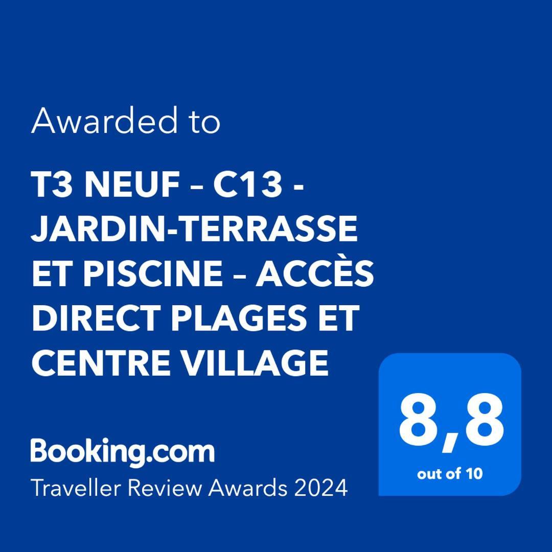 T3 Neuf - C13 - Jardin-Terrasse Et Piscine - Acces Direct Plages Et Centre Village Saint-Cyr-sur-Mer Εξωτερικό φωτογραφία